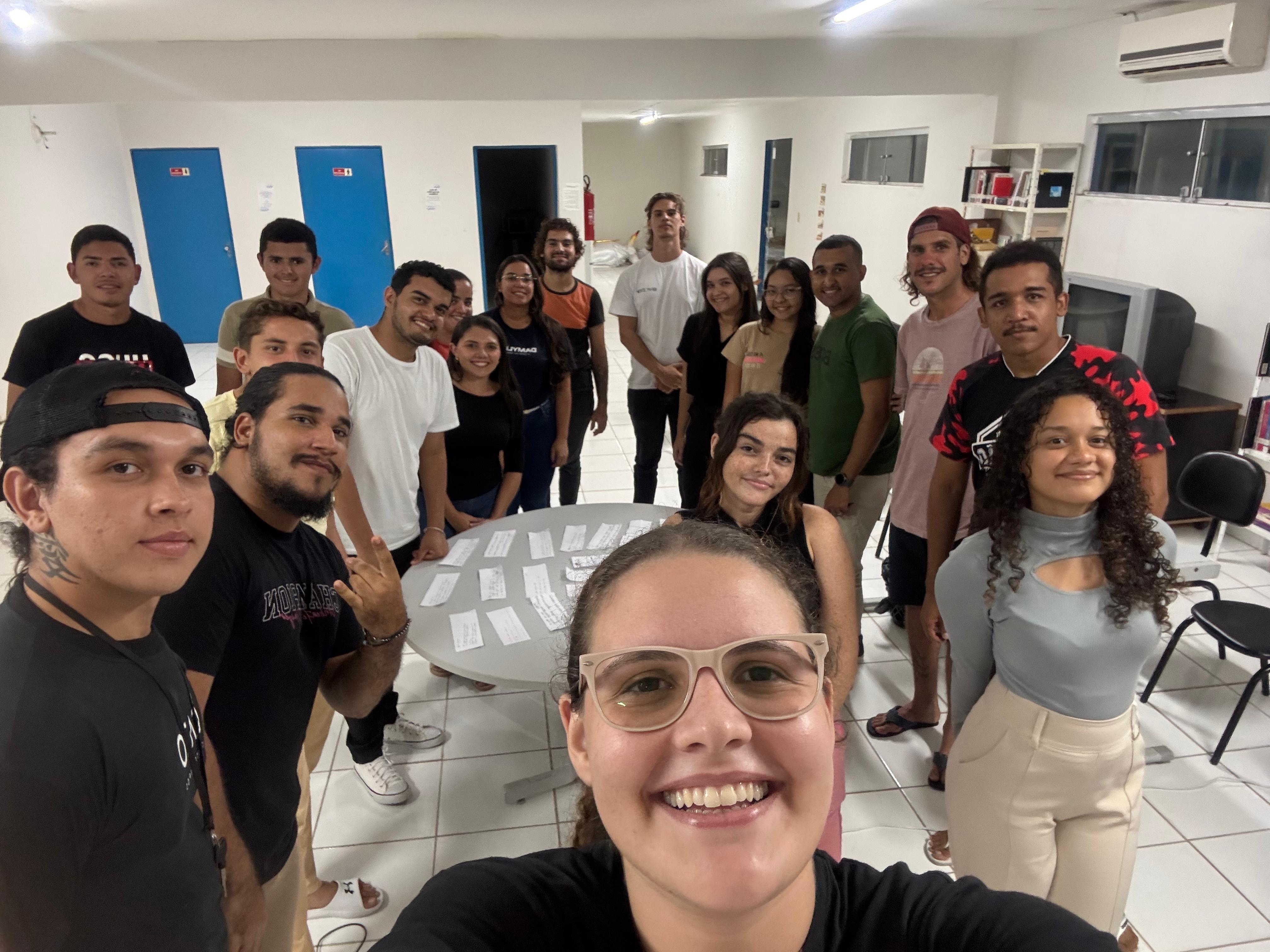 Primeira aula na Biblioteca Municipal em 29 de julho de 2025.