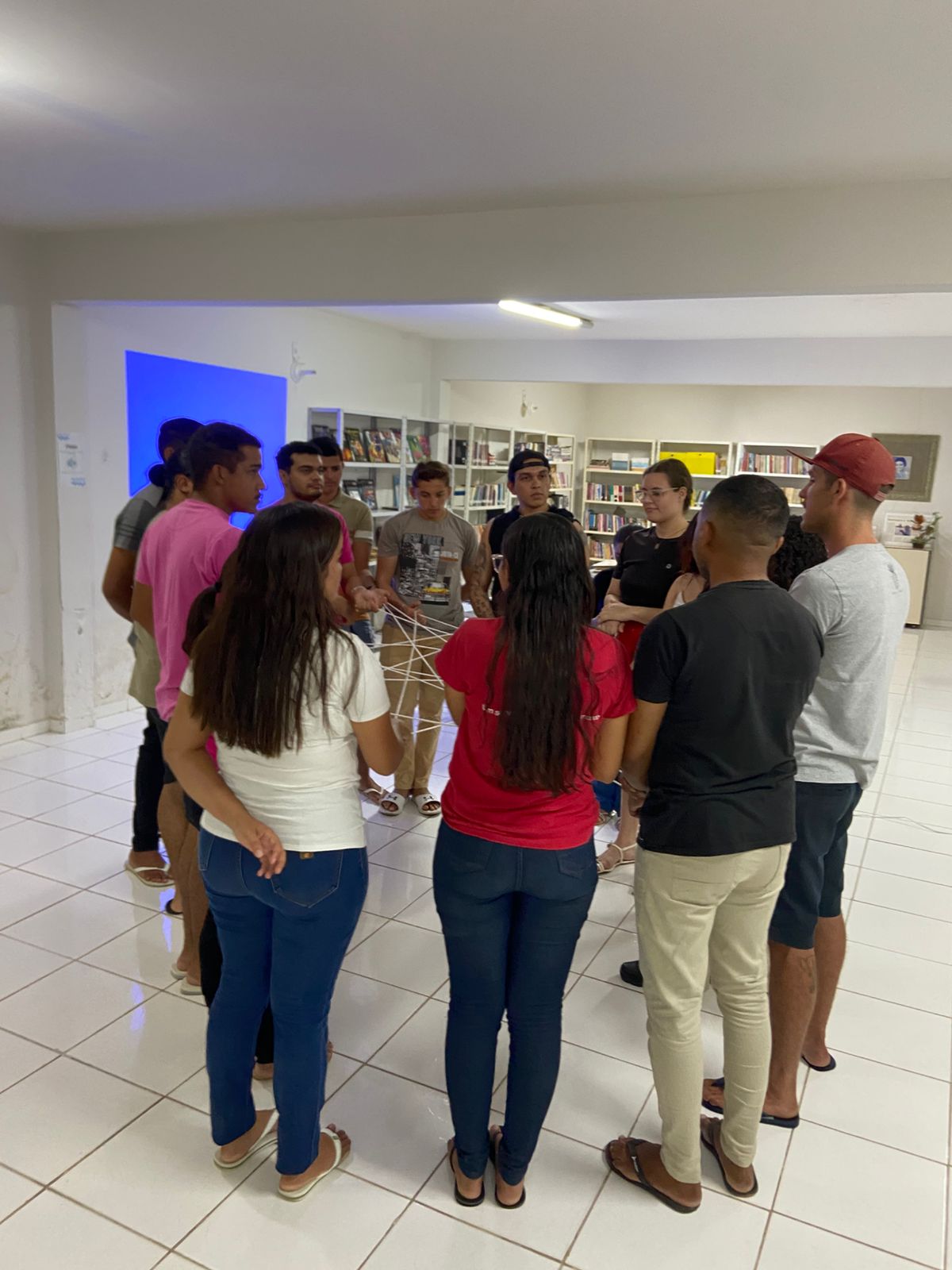 Momento de interação e aprendizagem.